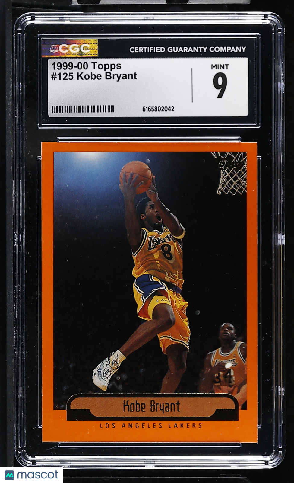 1999-00 Topps Kobe Bryant #125 CGC 9 Los Angeles Lakers