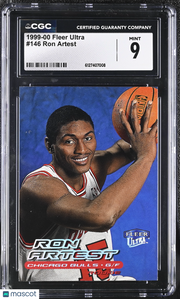 1999-00 Fleer Ultra Ron Artest Rookie #146 CGC 9 Chicago Bulls