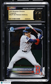 2025 Bowman Chrome Roman Anthony Rookie Prospect BCP-167 CGC 10 Pristine Red Sox