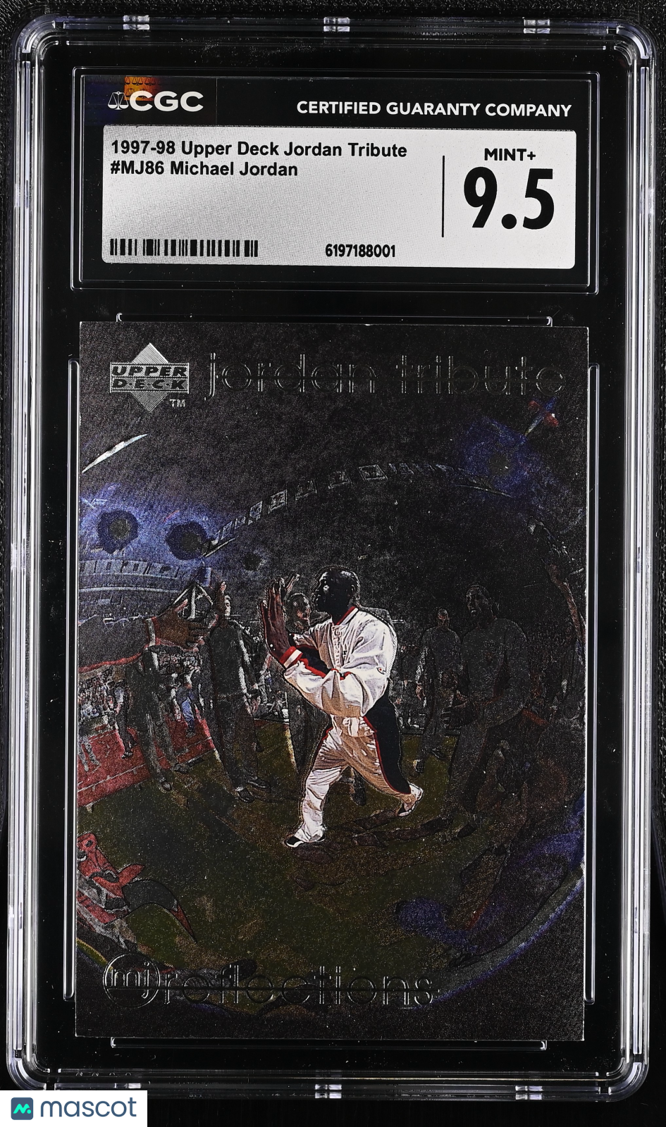 1997-98 Upper Deck Jordan Tribute Michael Jordan #MJ86 CGC 9.5 Chicago Bulls