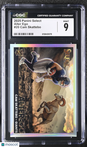2025 Panini Select Cam Skattebo Rookie Alter Ego #20 CGC 9 New York Giants
