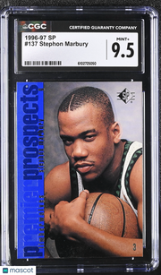 1996-97 SP Stephon Marbury Rookie #137 CGC 9.5 Minnesota Timberwolves