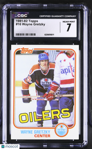 1981-82 Topps Wayne Gretzky #16 CGC 7 Edmonton Oilers