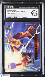 1994 Fleer Marvel Masterpieces Thunderstrike #125 CGC 9.5