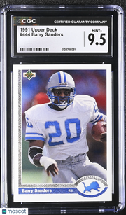 1991 Upper Deck Barry Sanders #444 CGC 9.5