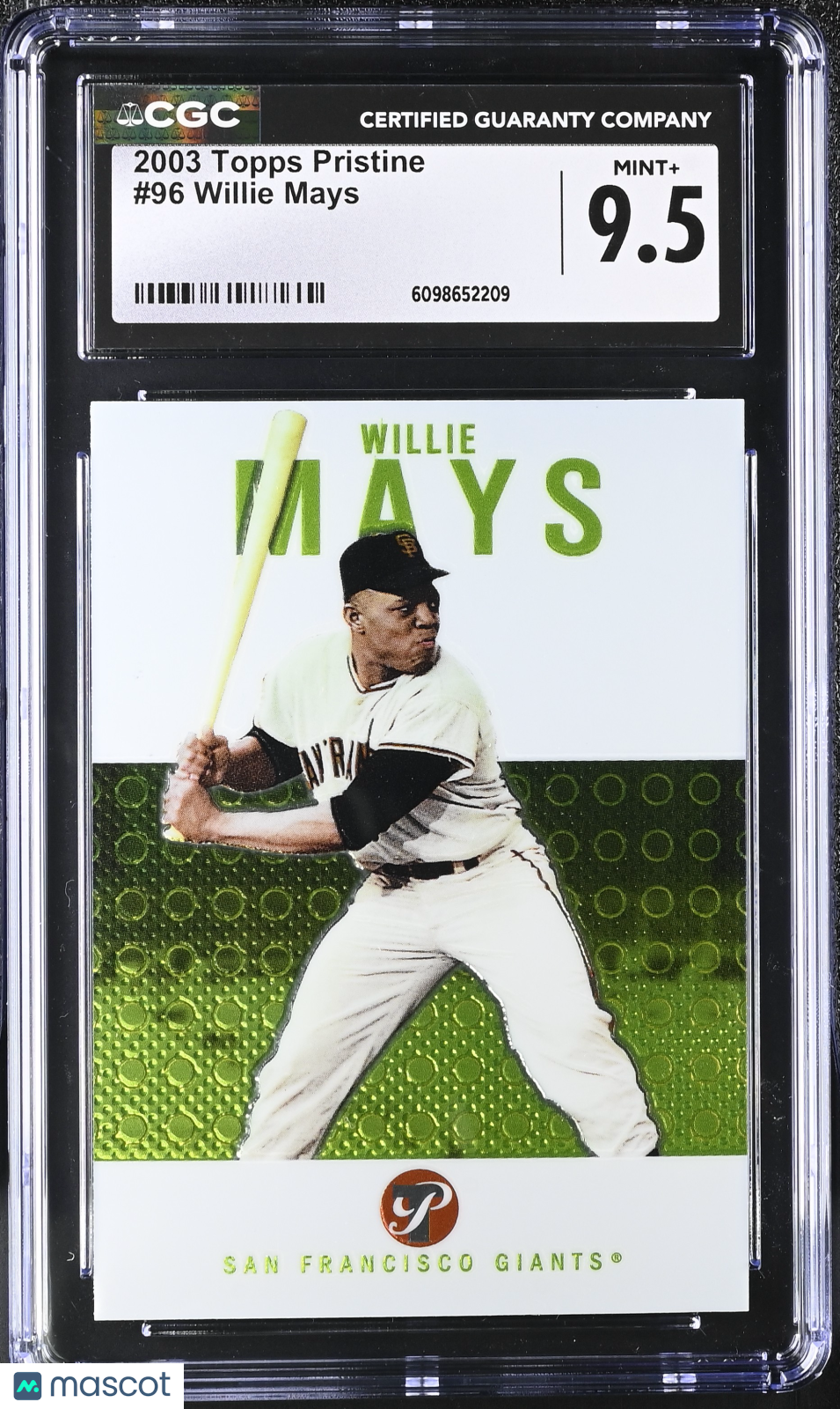 2003 Topps Pristine Willie Mays #96 CGC 9.5 San Francisco Giants