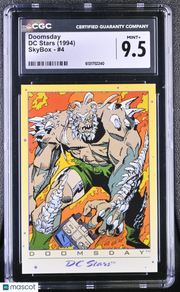 1994 Skybox DC Stars Doomsday #4 CGC 9.5