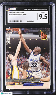 1993-94 Fleer Ultra Shaquille O'Neal #135 CGC 9.5 Orlando Magic