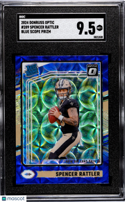 2024 Donruss Optic Spencer Rattler Blue Scope Prizm #289 SGC 9.5