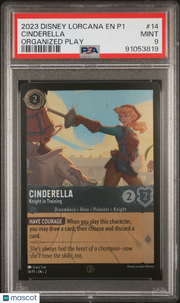 2023 Disney Lorcana EN P1-Promo Cinderella Organized Play PSA 9 #14
