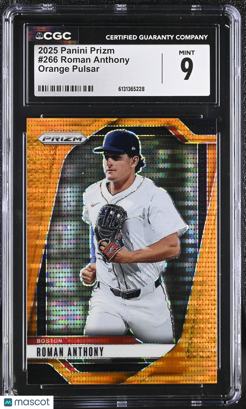 2025 Panini Prizm Roman Anthony Orange Pulsar #266 CGC 9