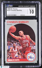 1990-91 Hoops Charles Barkley #225 CGC 10 Philadelphia 76ers
