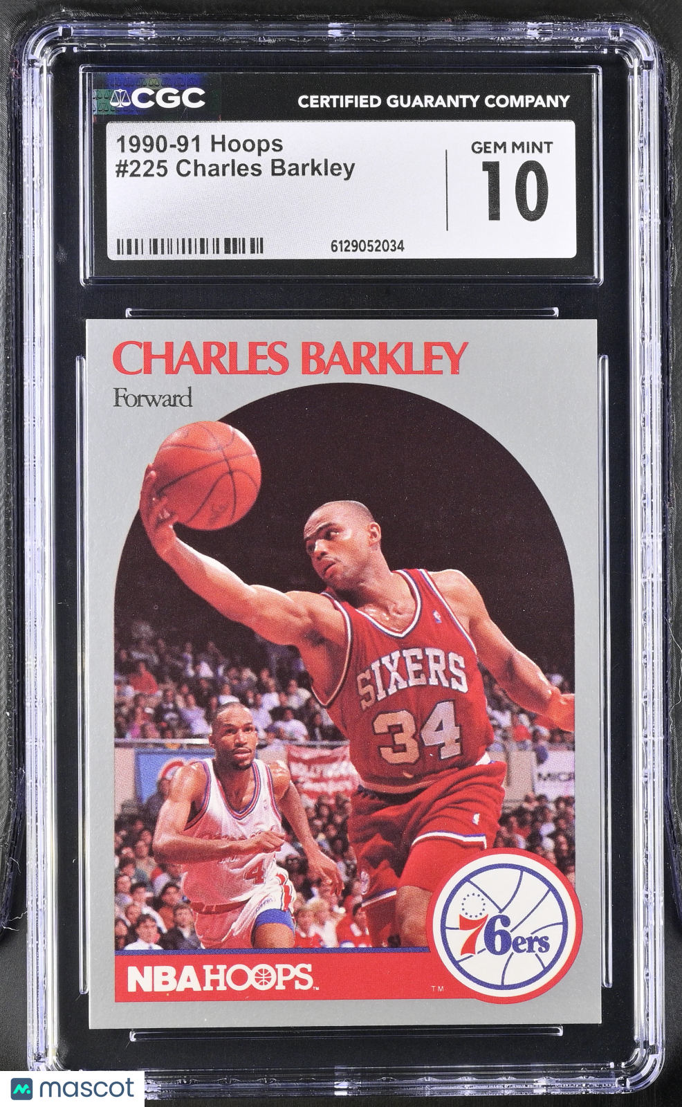 1990-91 Hoops Charles Barkley #225 CGC 10 Philadelphia 76ers
