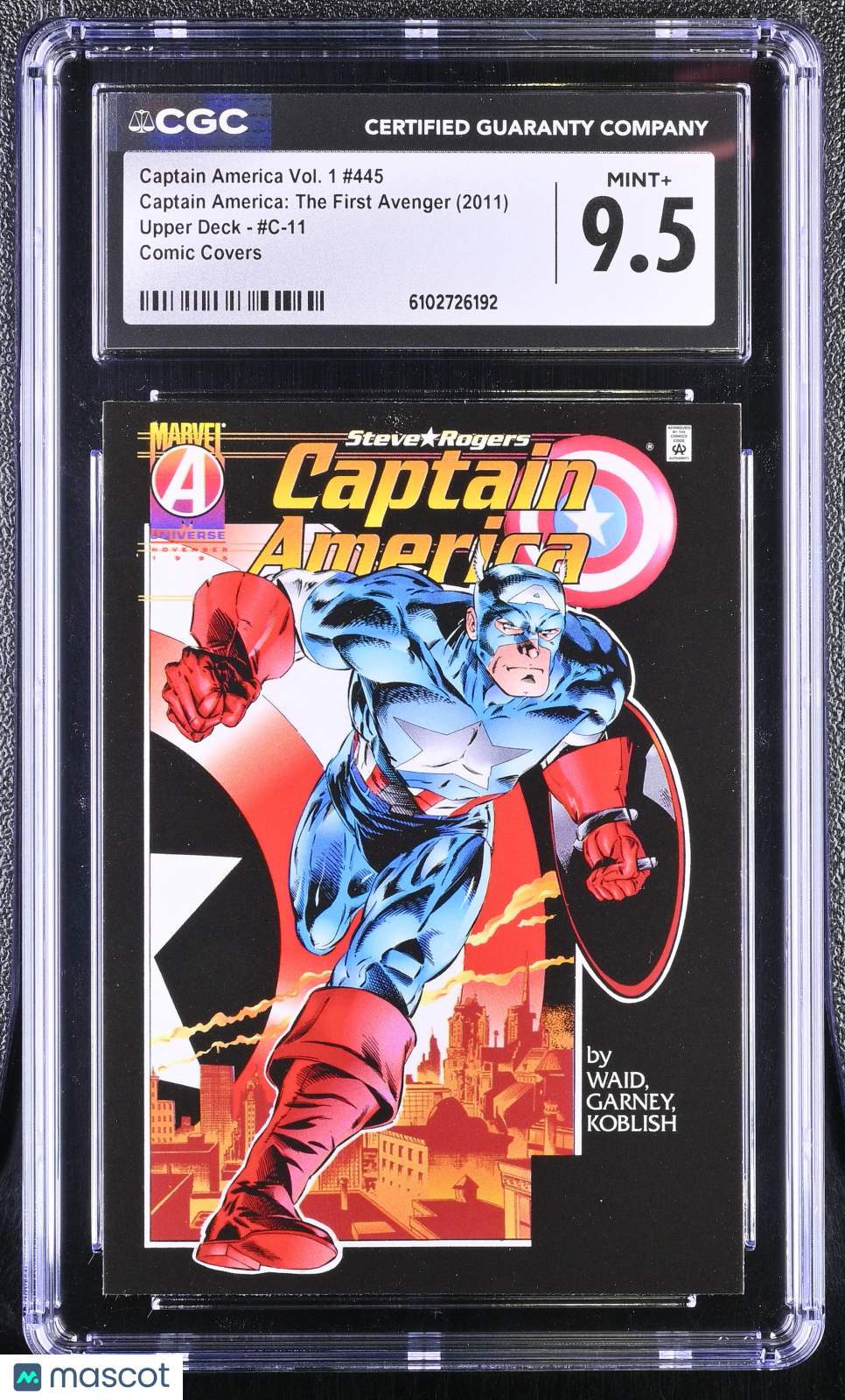 2011 Upper Deck Captain America: The First Avenger 445 C-11 Comic Covers CGC 9.5