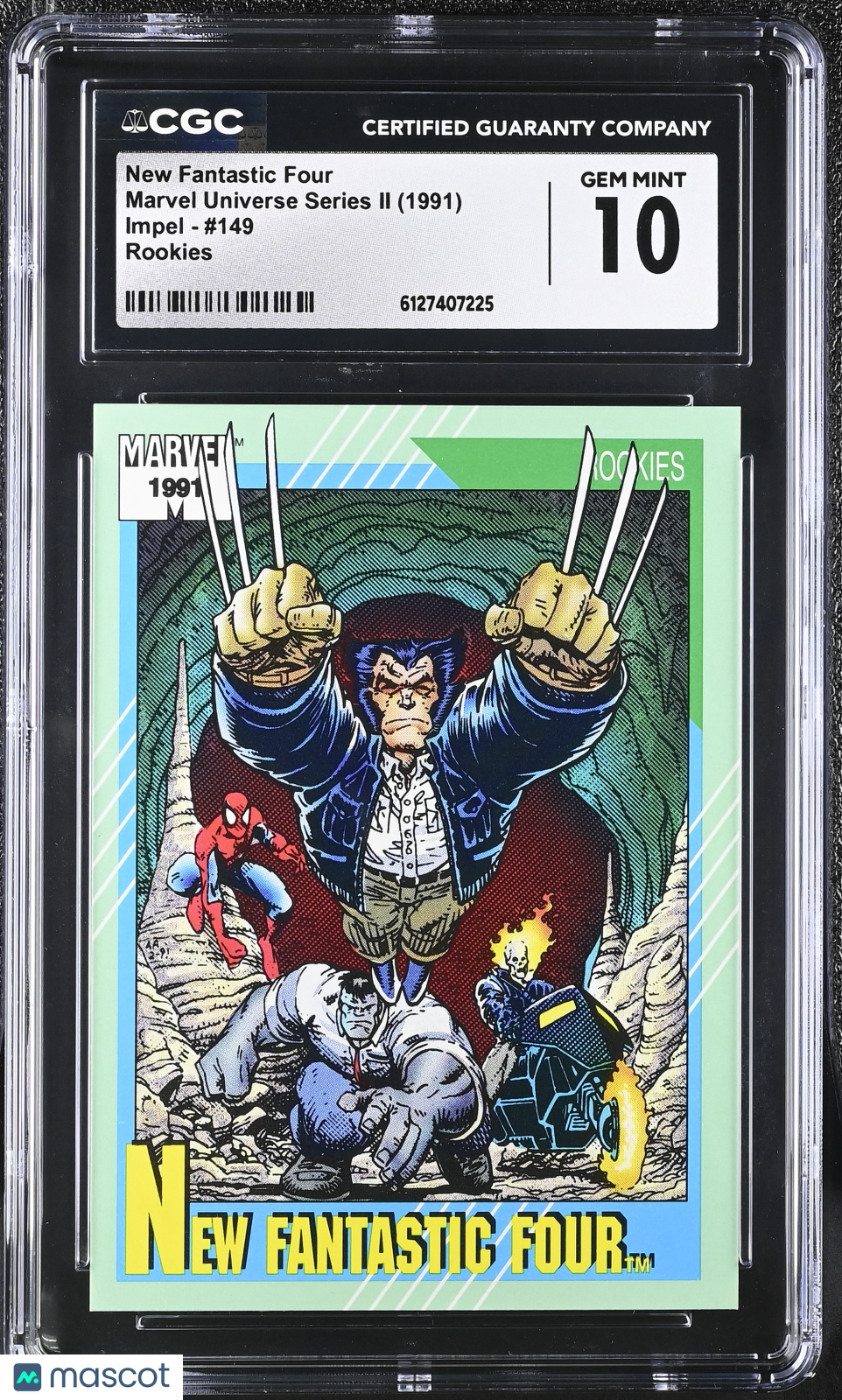 1991 Impel Marvel Universe Series II New Fantastic Four #149 Rookies CGC 10