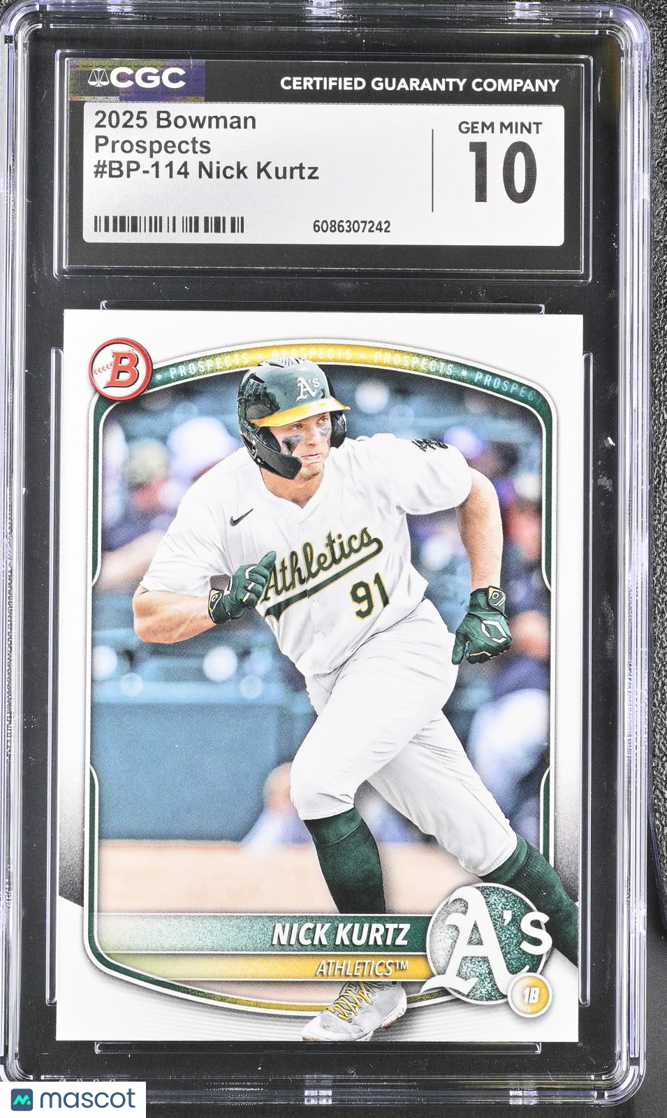 2025 Bowman Nick Kurtz #BP-114 Prospects CGC 10
