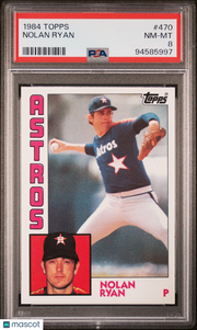 1984 Topps Nolan Ryan #470 PSA 8