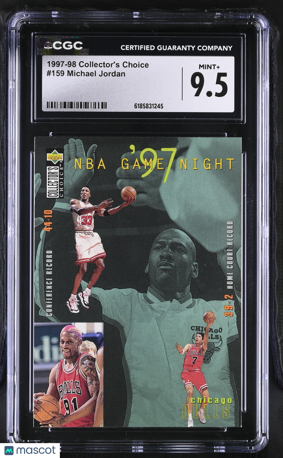 1997-98 Collector's Choice Chicago Bulls #159 CGC 9.5