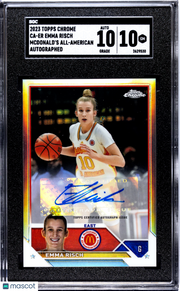 2023 Topps Chrome Mcdonald's All-American Emma Risch Autograph #CA-ER SGC 10