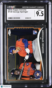 2014 Topps Chrome George Springer #138 CGC 9.5