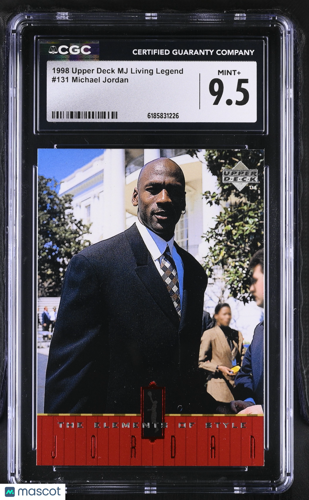 1998 Upper Deck MJ Living Legend Michael Jordan #131 CGC 9.5 Chicago Bulls