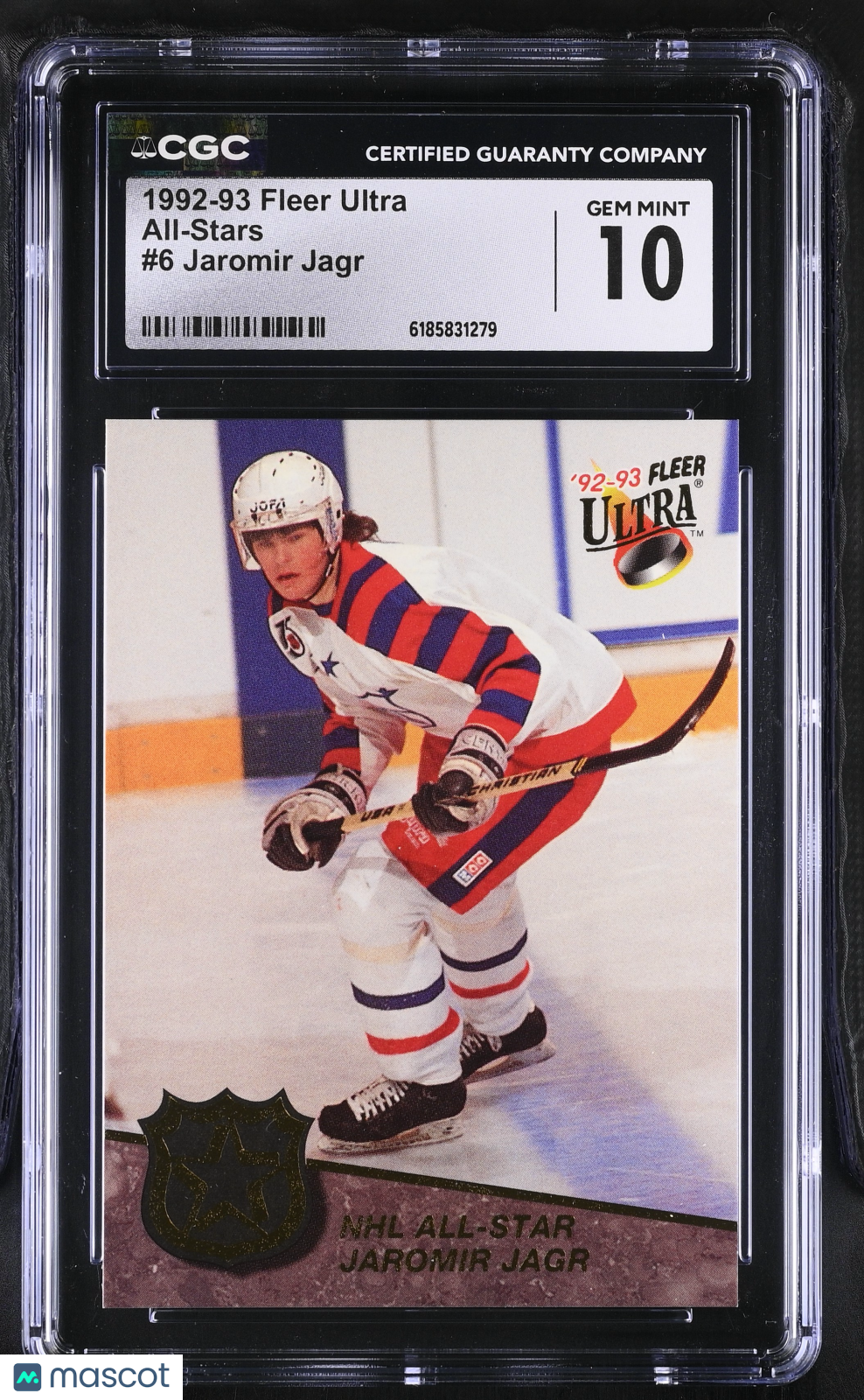 1992-93 Fleer Ultra Jaromir Jagr All-Stars #6 CGC 10
