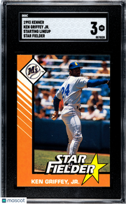 1993 Kenner Starting Lineup Ken Griffey JR. Fielder SGC 3