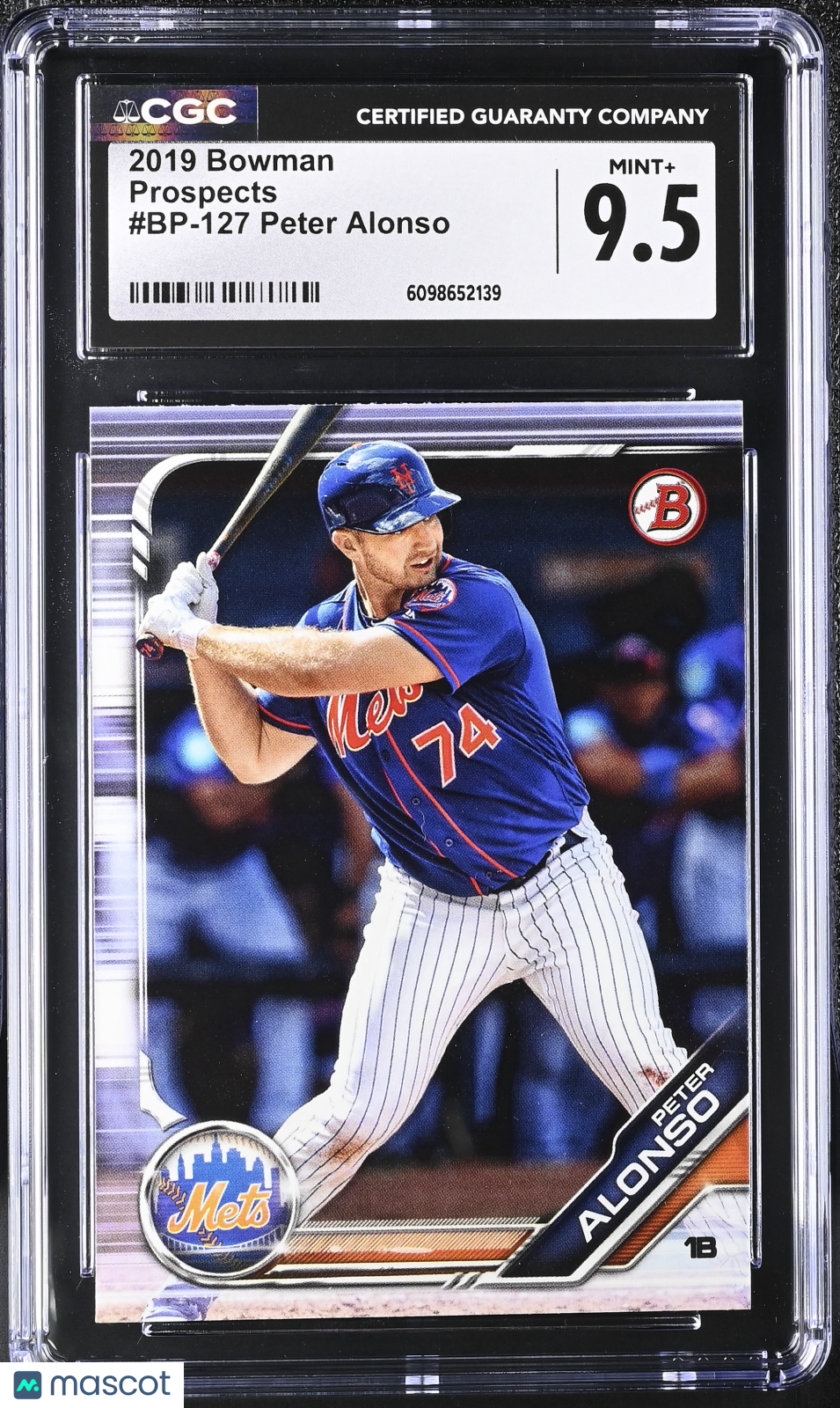 2019 Bowman Peter Alonso #BP-127 Prospects CGC 9.5