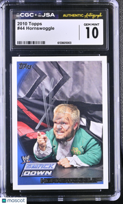 2010 Topps Hornswoggle Auto Autograph #44 CGC 10