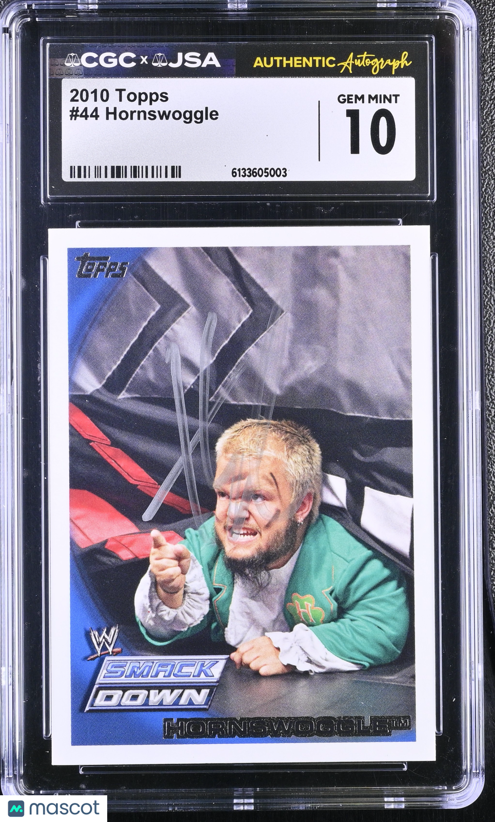 2010 Topps Hornswoggle Auto Autograph #44 CGC 10