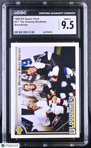 1992-93 Upper Deck The Gretzky Brothers Bloodlines #37 CGC 9.5