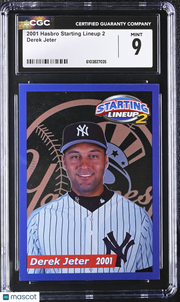 2001 Hasbro Starting Lineup 2 Derek Jeter CGC 9 New York Yankees
