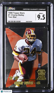 1999 Topps Stars Champ Bailey Two Star Rookie #1 CGC 9.5 Washington Redskins