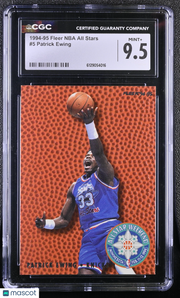 1994-95 Fleer NBA All Stars Patrick Ewing #5 CGC 9.5 New York Knicks