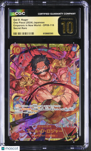One Piece Emperors The New World Gol D. Roger Japanese CGC 10 OP09-118 Pristine