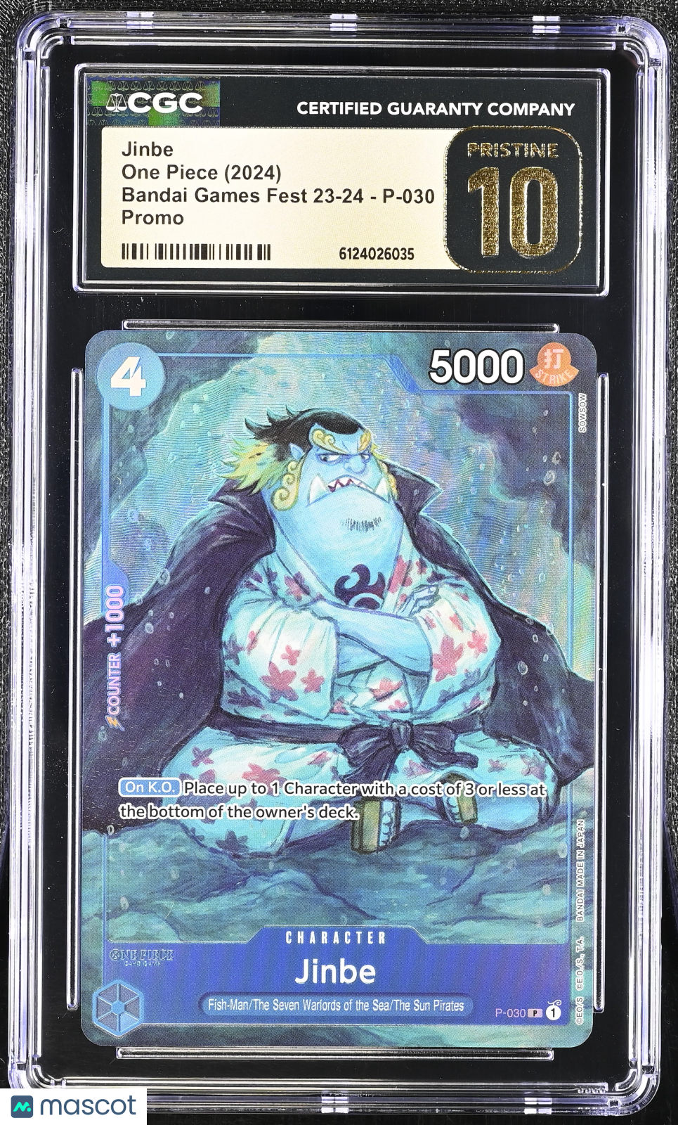 2024 One Piece Bandai Games Fest 23-24 Jinbe CGC 10 #P-030