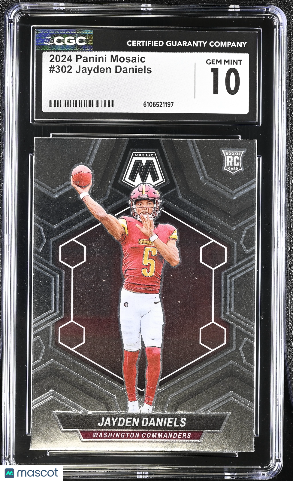 2024 Panini Mosaic Jayden Daniels #302 CGC 10