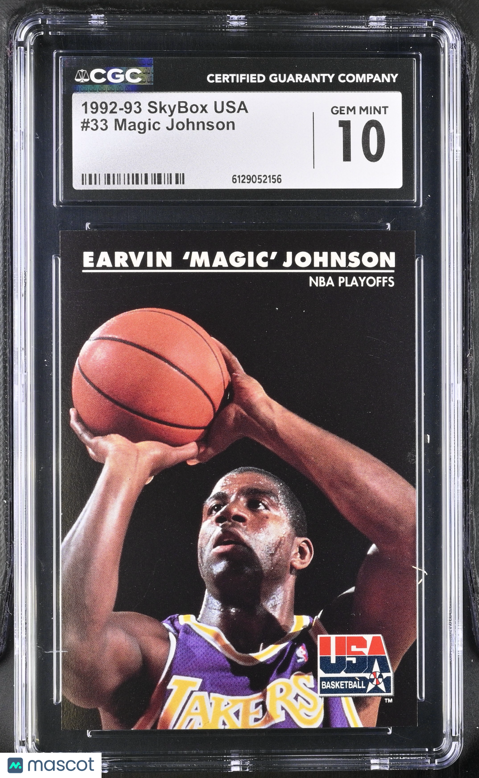 1992-93 Skybox Usa Magic Johnson #33 CGC 10 Los Angeles Lakers