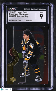 1996-97 Upper Deck Jaromir Jagr Superstar Showdown #SS13B CGC 9 Penguins