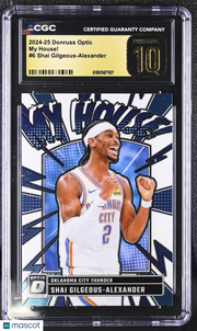2024-25 Donruss Optic Shai Gilgeous-Alexander My House! #6 CGC 10 Pristine