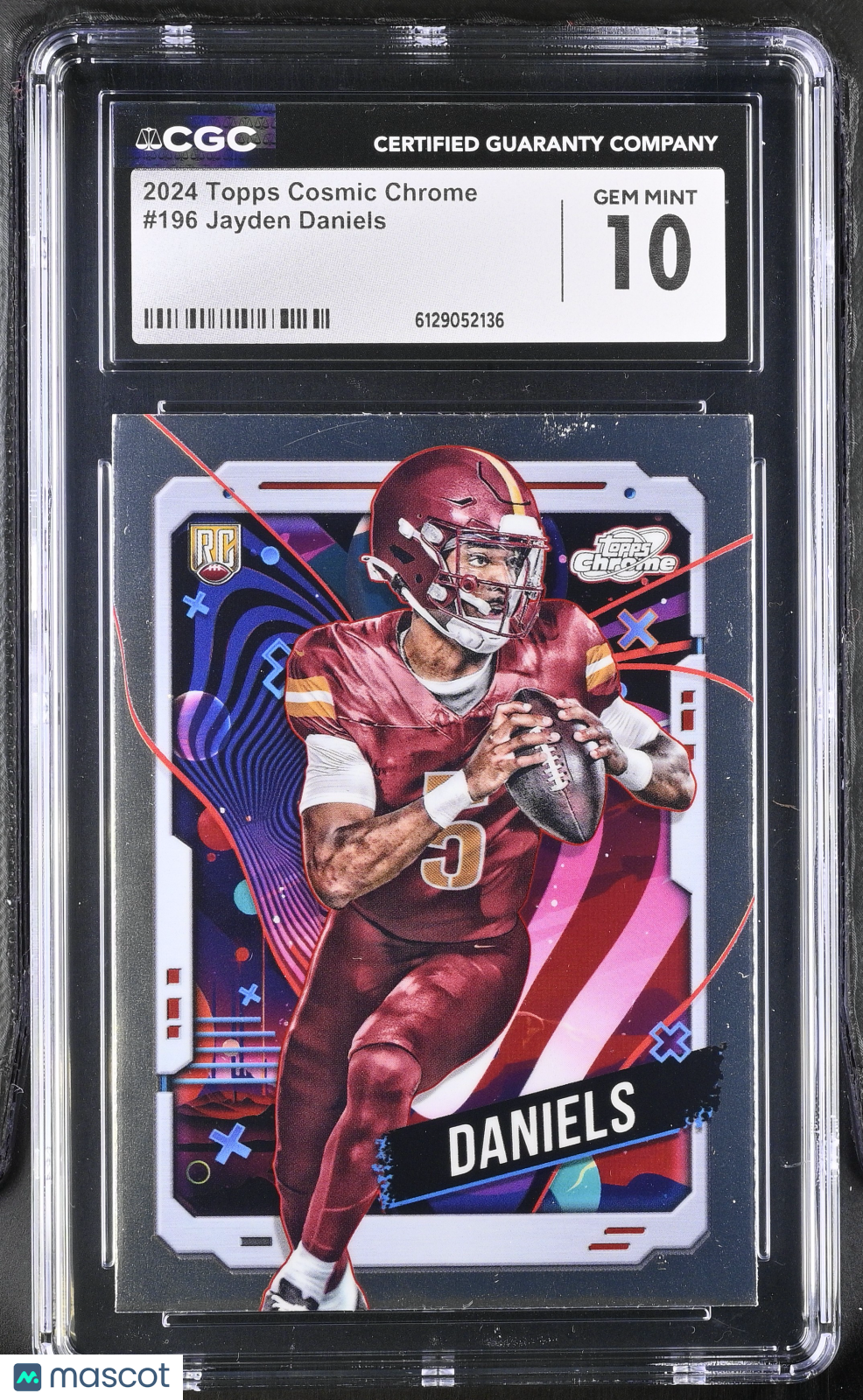 2024 Topps Cosmic Chrome Jayden Daniels Rookie #196 CGC 10 Washington Commanders