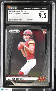 2024 Panini Prizm Jayden Daniels #347 CGC 9.5 Washington Commanders