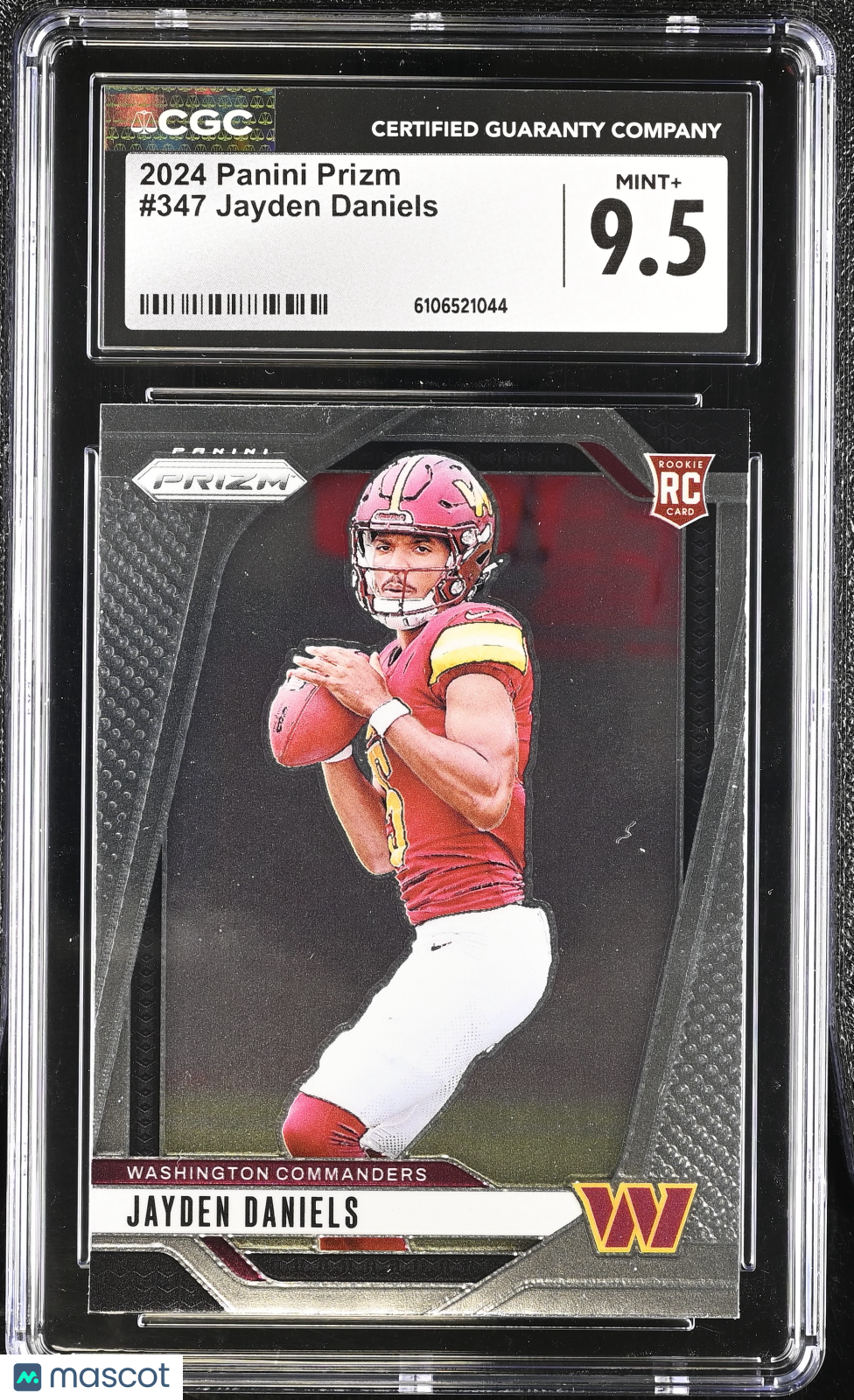 2024 Panini Prizm Jayden Daniels #347 CGC 9.5 Washington Commanders
