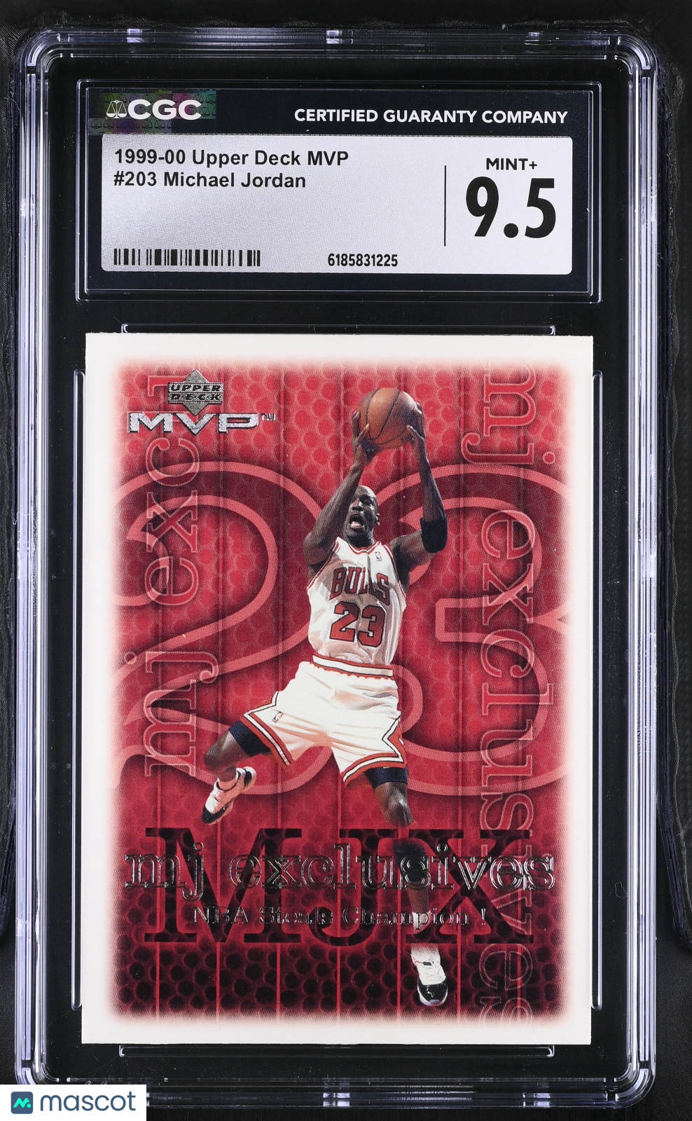 1999-00 Upper Deck MVP Michael Jordan #203 CGC 9.5 Chicago Bulls