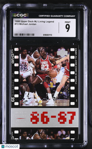 1998 Upper Deck MJ Living Legend Michael Jordan #13 CGC 9 Chicago Bulls
