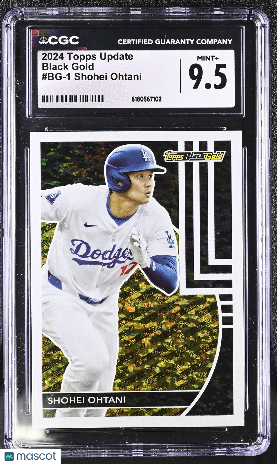2024 Topps Update Shohei Ohtani Black Gold #BG-1 CGC 9.5 Los Angeles Dodgers