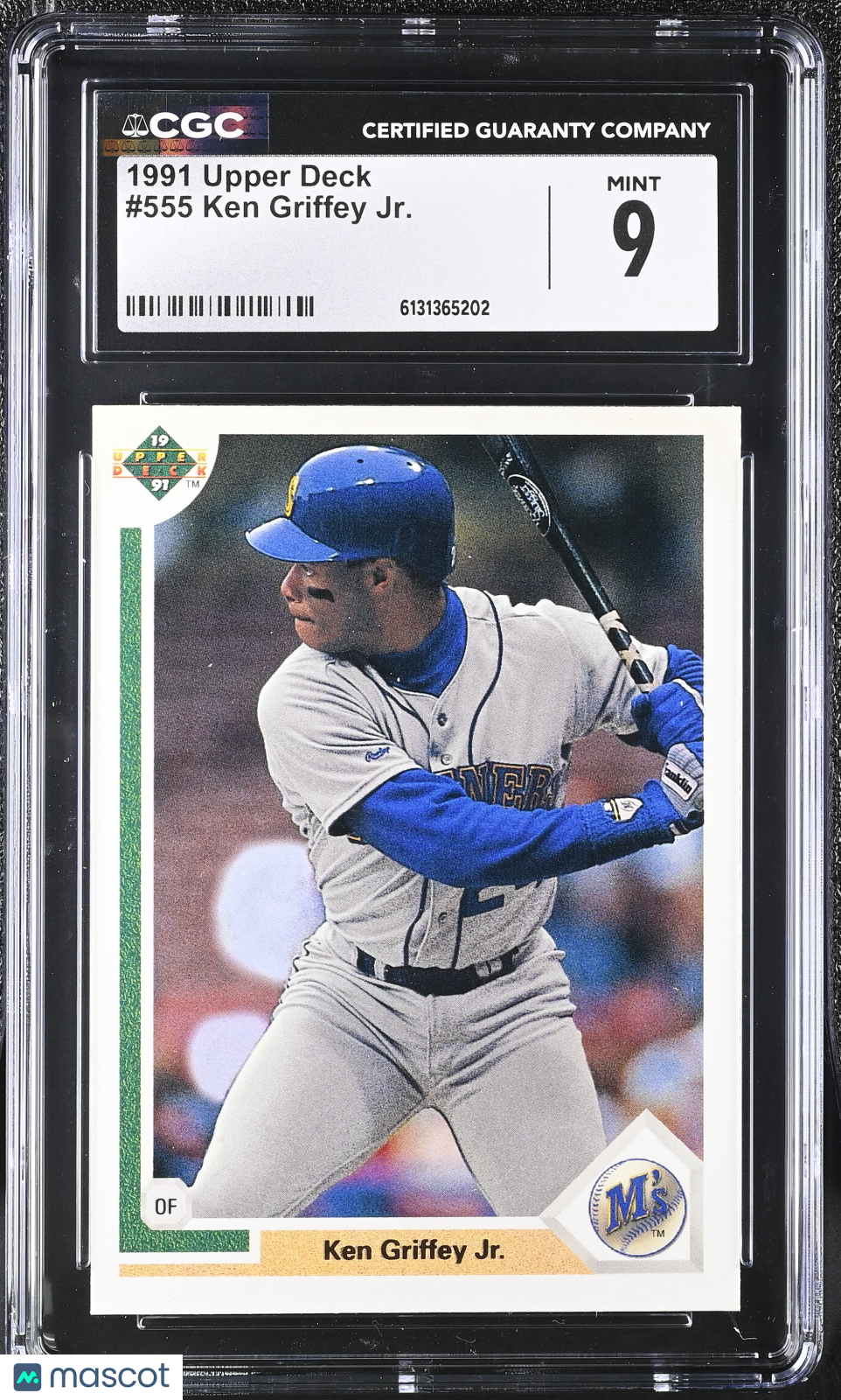1991 Upper Deck Ken Griffey Jr. #555 CGC 9 Seattle Mariners