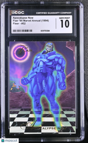 1994 Fleer Flair '94 Marvel Annual Apocalypse Now #52 CGC 10