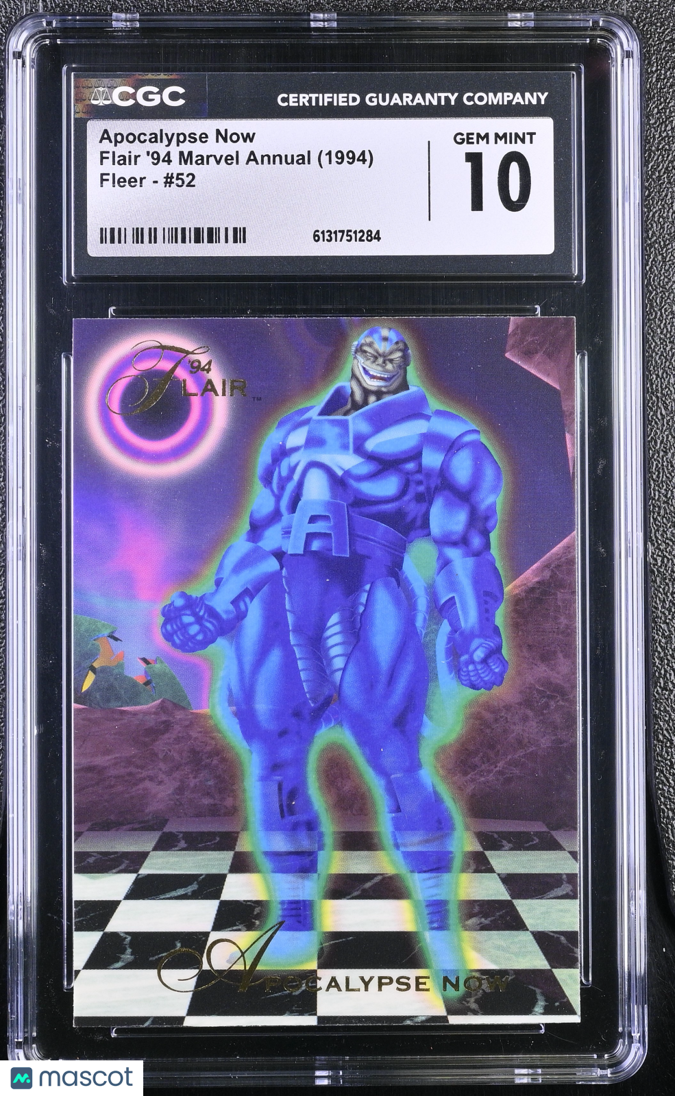 1994 Fleer Flair '94 Marvel Annual Apocalypse Now #52 CGC 10