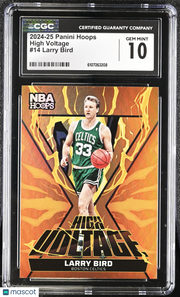 2024-25 Panini Hoops Larry Bird High Voltage #14 CGC 10 Boston Celtics